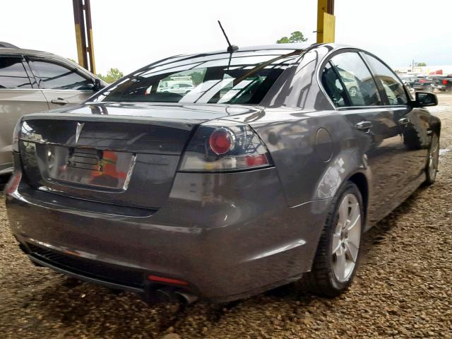 6G2EC57Y88L126873 - 2008 PONTIAC G8 GT CHARCOAL photo 4