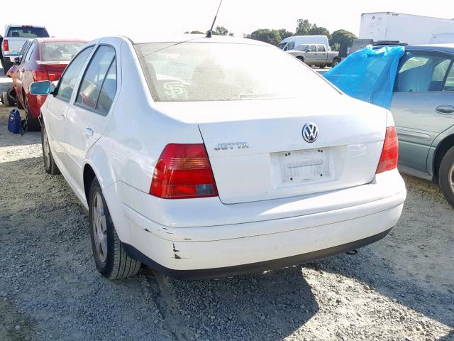 3VWSK69M32M028772 - 2002 VOLKSWAGEN JETTA GLS WHITE photo 3