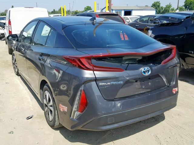 JTDKARFP8J3077245 - 2018 TOYOTA PRIUS PRIM 灰色 照片 3