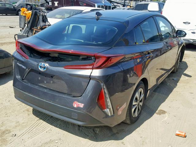 JTDKARFP8J3077245 - 2018 TOYOTA PRIUS PRIM 灰色 照片 4