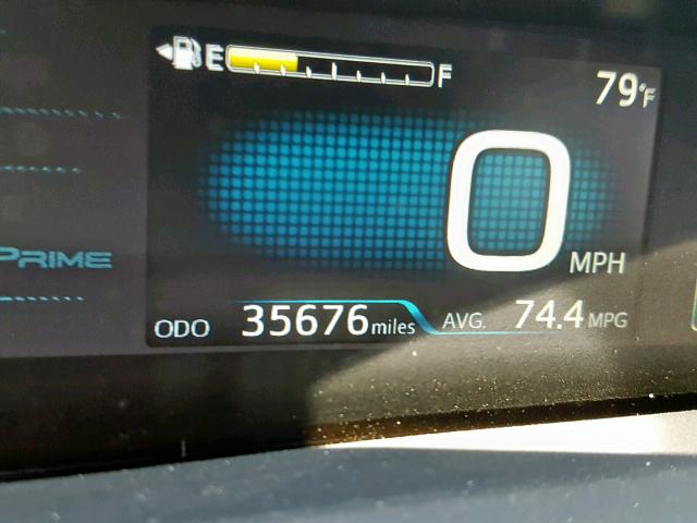 JTDKARFP8J3077245 - 2018 TOYOTA PRIUS PRIM 灰色 照片 8