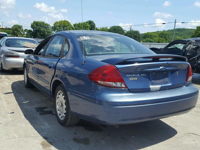 1FAFP56S14A108483 - 2004 FORD TAURUS SEL BLUE photo 3