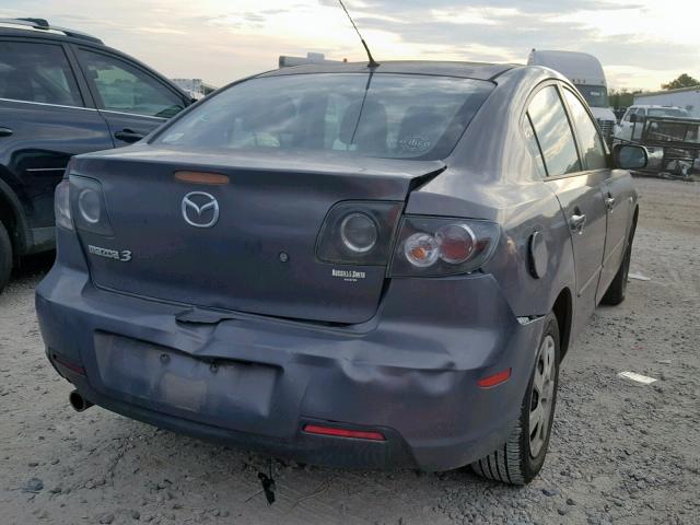 JM1BK12F071727475 - 2007 MAZDA 3 I GRAY photo 4