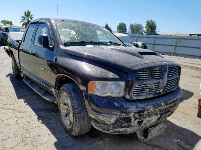 1D7HA18D64J206488 - 2004 DODGE RAM 1500 S BLACK photo 1