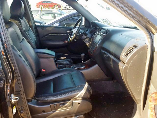 2HNYD18601H517182 - 2001 ACURA MDX TOURIN BLACK photo 5