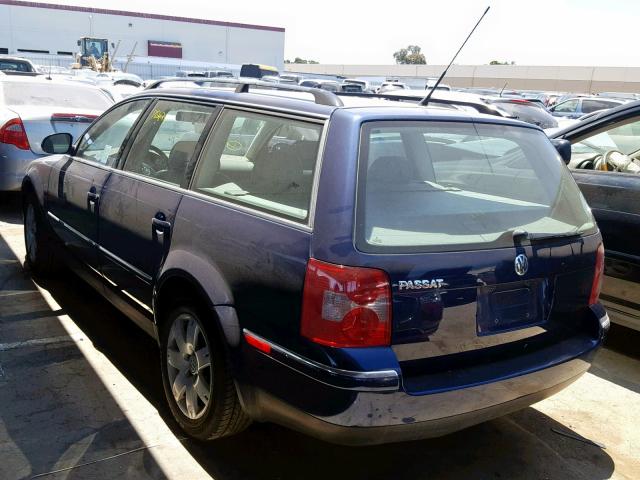 WVWCD63B65E077077 - 2005 VOLKSWAGEN PASSAT GLS BLUE photo 3