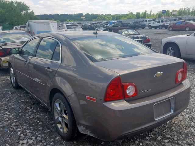 1G1ZC5EB7AF204159 - 2010 CHEVROLET MALIBU 1LT 棕色 照片 3