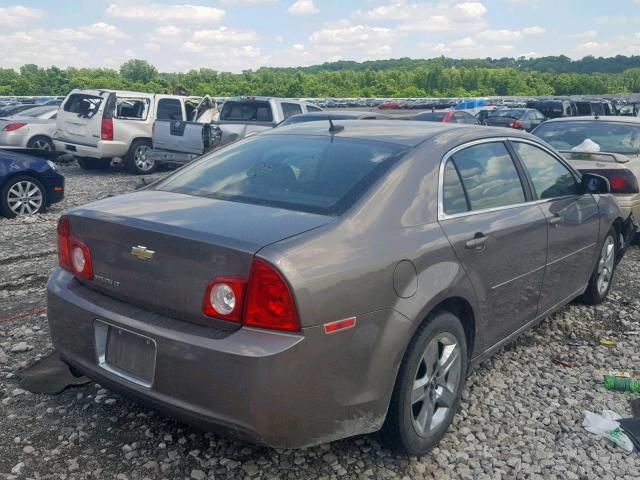 1G1ZC5EB7AF204159 - 2010 CHEVROLET MALIBU 1LT 棕色 照片 4