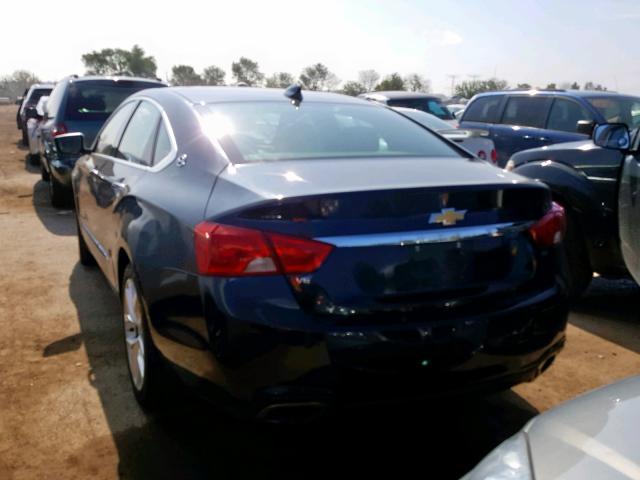 2G1145S35G9155892 - 2016 CHEVROLET IMPALA LTZ BLACK photo 3