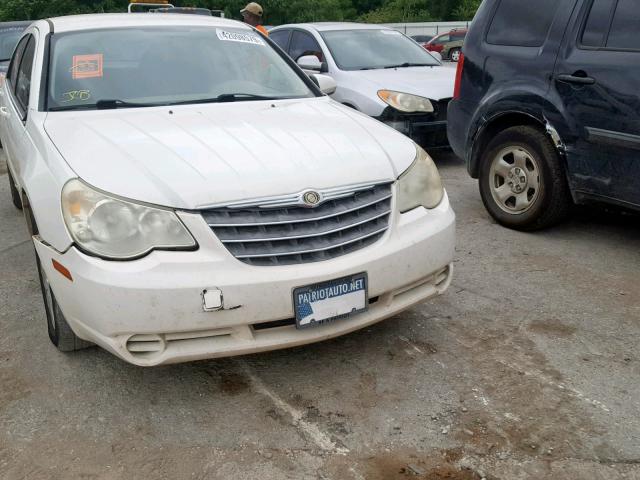 1C3LC46KX7N539571 - 2007 CHRYSLER SEBRING WHITE photo 9