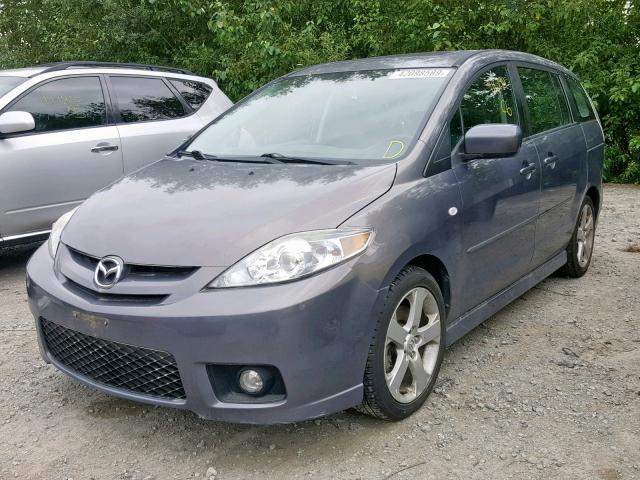 JM1CR293970137038 - 2007 MAZDA 5 GRAY photo 2