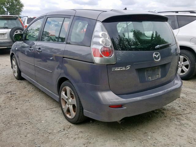 JM1CR293970137038 - 2007 MAZDA 5 GRAY photo 3