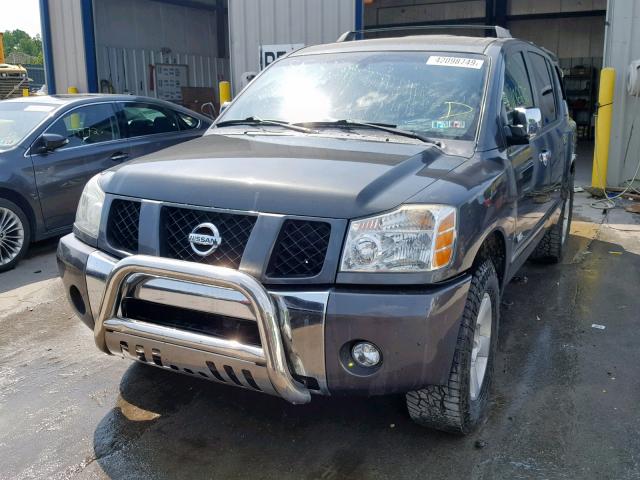 5N1AA08B36N731309 - 2006 NISSAN ARMADA SE GRAY photo 2