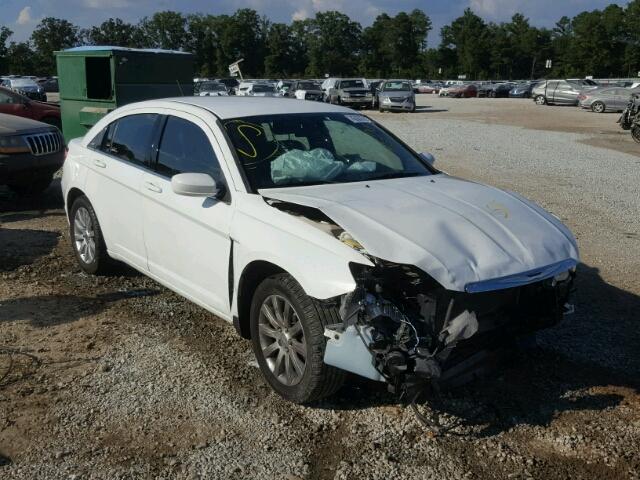 1C3CCBBBXDN615120 - 2013 CHRYSLER 200 TOURIN WHITE photo 1