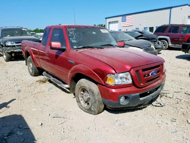 1FTKR4EE5APA11577 - 2010 FORD RANGER SUP RED photo 1