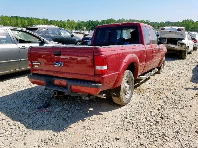 1FTKR4EE5APA11577 - 2010 FORD RANGER SUP RED photo 4