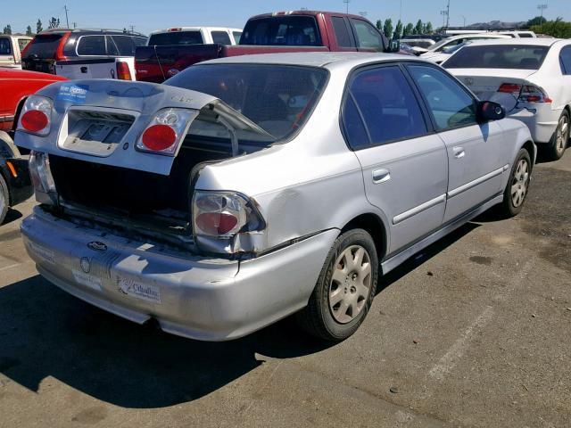 2HGEJ6611YH511599 - 2000 HONDA CIVIC BASE SILVER photo 4