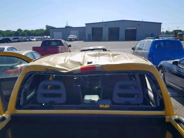 1D7HW48N46S644001 - 2006 DODGE DAKOTA QUA YELLOW photo 9