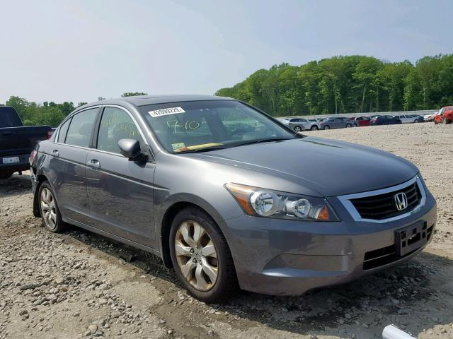 1HGCP26809A071189 - 2009 HONDA ACCORD EXL GRAY photo 1