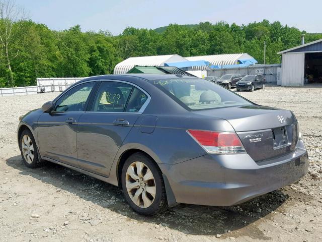 1HGCP26809A071189 - 2009 HONDA ACCORD EXL GRAY photo 3