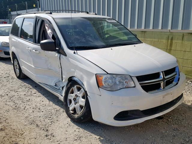 2D4RN4DG8BR722657 - 2011 DODGE GRAND CARA WHITE photo 1