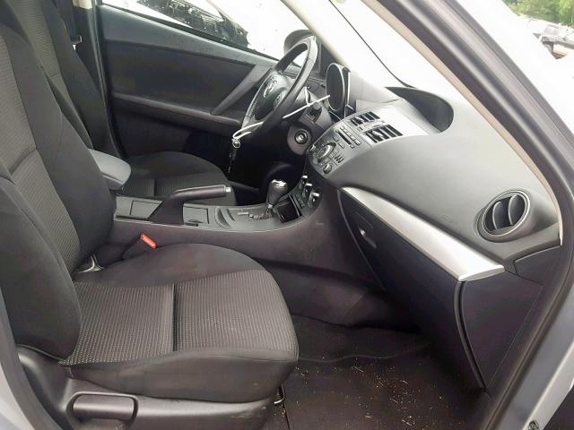 JM1BL1V8XC1694411 - 2012 MAZDA 3 I GRAY photo 5