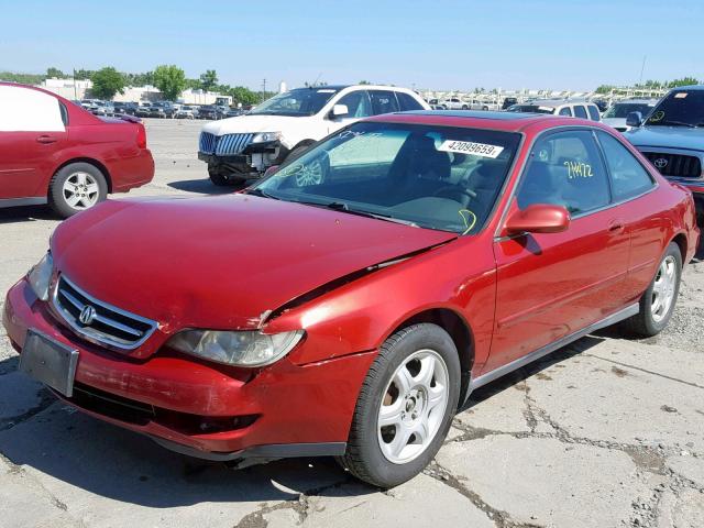 19UYA1151VL021012 - 1997 ACURA 2.2CL RED photo 2