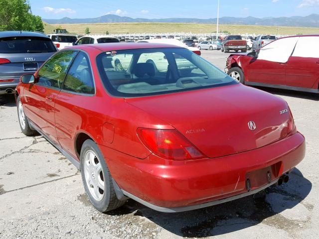 19UYA1151VL021012 - 1997 ACURA 2.2CL RED photo 3