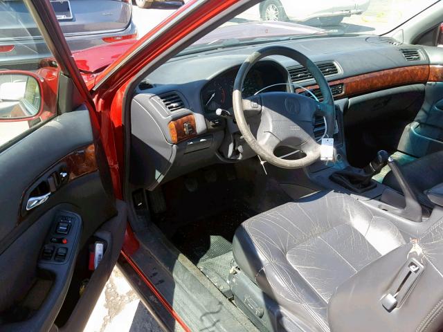 19UYA1151VL021012 - 1997 ACURA 2.2CL Կարմիր լուսանկար 9