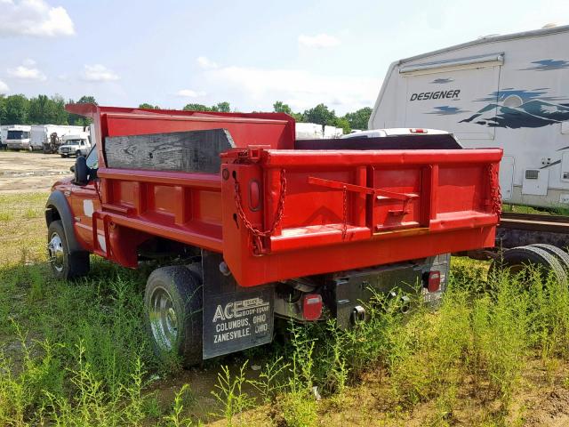 1FDAF57P95EC70286 - 2005 FORD F550 SUPER RED photo 3