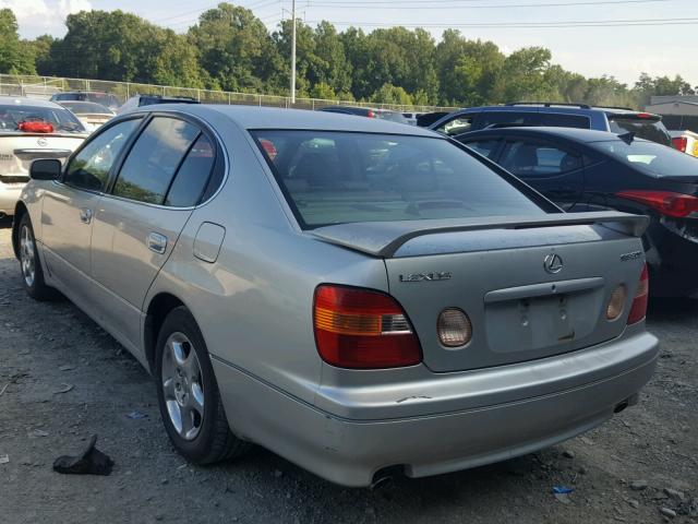 JT8BD68S2Y0091112 - 2000 LEXUS GS 300 SILVER photo 3