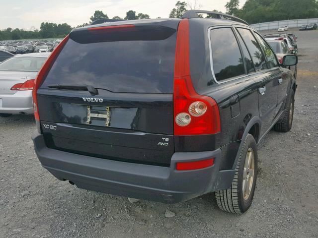 YV1CZ911851138315 - 2005 VOLVO XC90 T6 BLACK photo 4