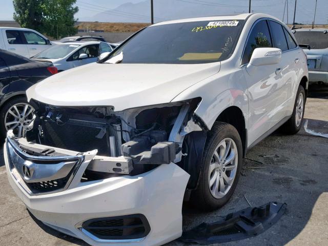 5J8TB3H51HL023680 - 2017 ACURA RDX TECHNO WHITE photo 2