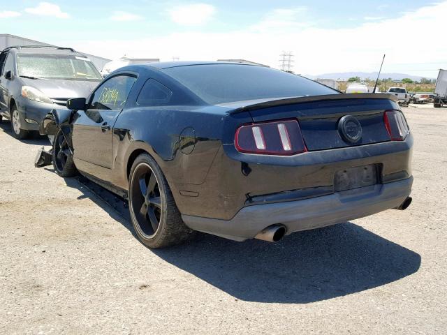 1ZVBP8CH9A5143731 - 2010 FORD MUSTANG GT BLACK photo 3