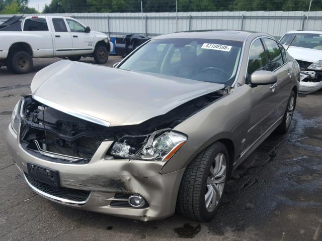 JNKAY01F98M651727 - 2008 INFINITI M35 BASE TAN photo 2