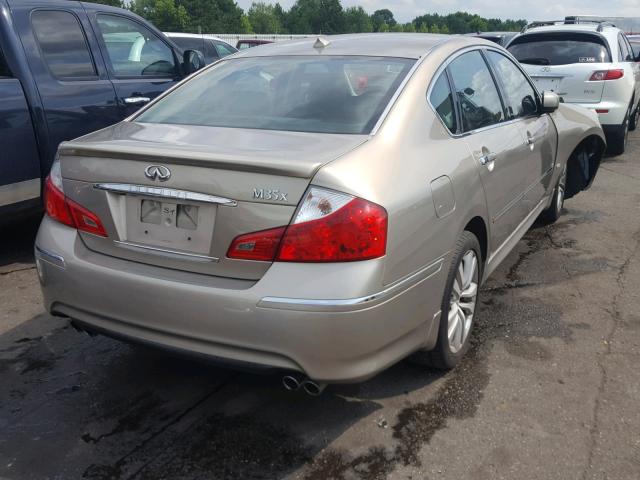 JNKAY01F98M651727 - 2008 INFINITI M35 BASE TAN photo 4