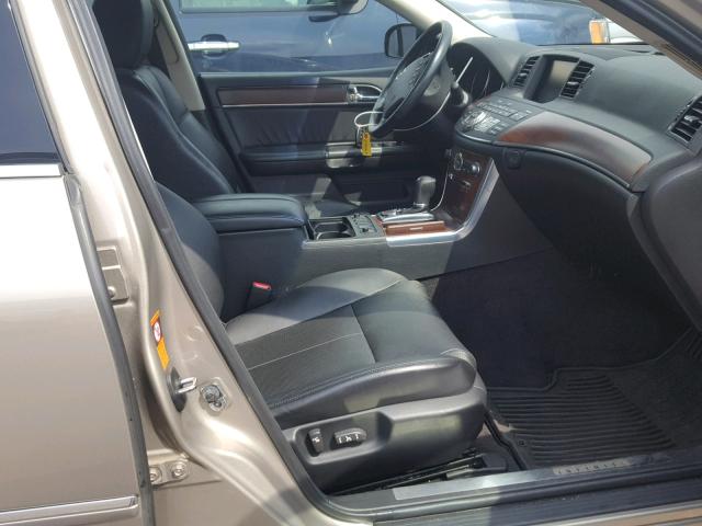 JNKAY01F98M651727 - 2008 INFINITI M35 BASE TAN photo 5