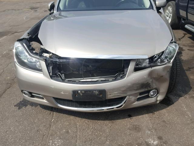 JNKAY01F98M651727 - 2008 INFINITI M35 BASE TAN photo 9