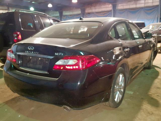 JN1BY1AR5BM372162 - 2011 INFINITI M37 X BLACK photo 4