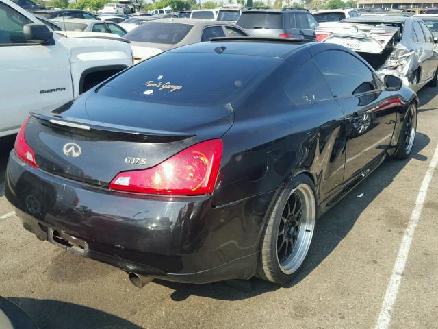 JNKCV64E48M103948 - 2008 INFINITI G37 BASE BLACK photo 4