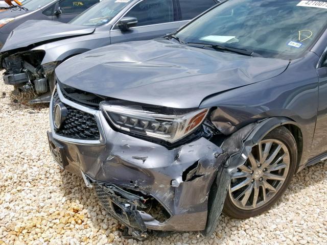 19UUB2F70JA012450 - 2018 ACURA TLX ADVANC GRAY photo 9