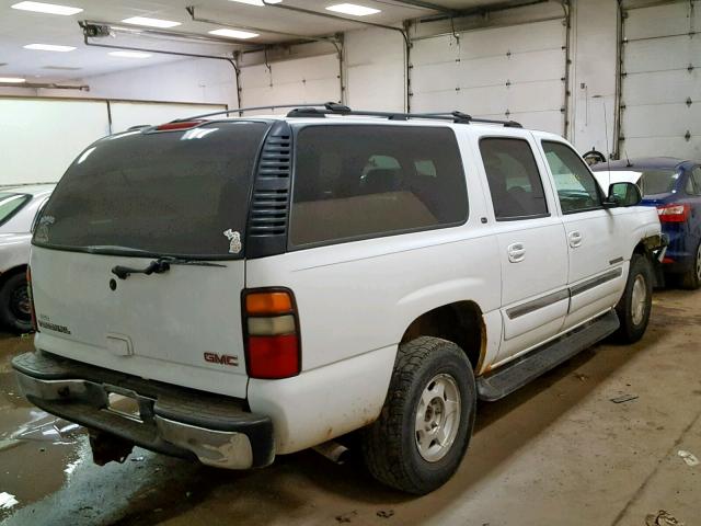 3GKEC16Z14G175338 - 2004 GMC YUKON XL C WHITE photo 4