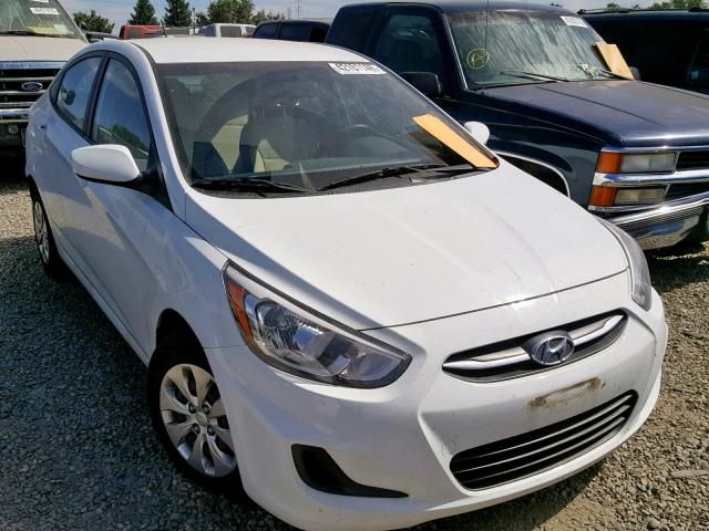 KMHCT4AE2GU955726 - 2016 HYUNDAI ACCENT SE WHITE photo 1