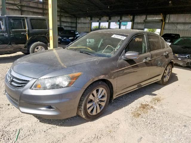 1HGCP3F88BA028893 - 2011 HONDA ACCORD EXL GRAY photo 2