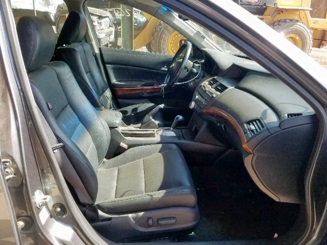 1HGCP3F88BA028893 - 2011 HONDA ACCORD EXL GRAY photo 5