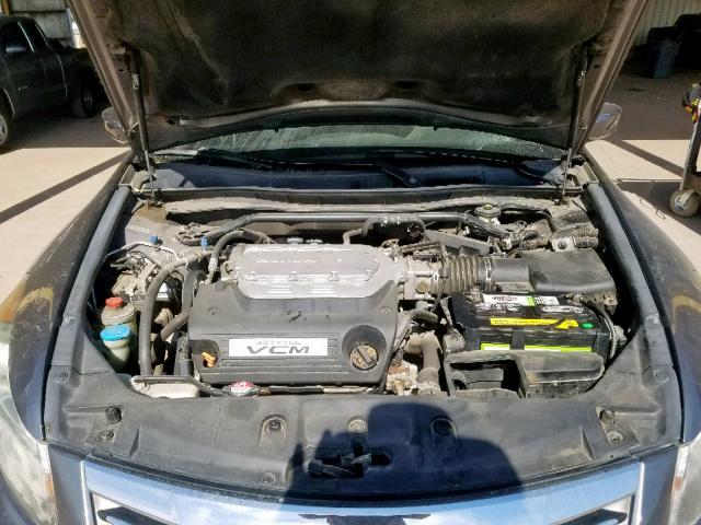 1HGCP3F88BA028893 - 2011 HONDA ACCORD EXL GRAY photo 7