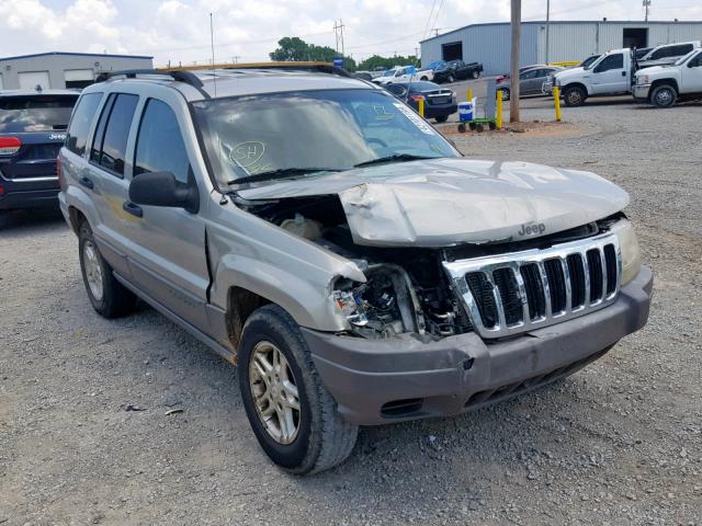 1J4GX48S13C504819 - 2003 JEEP GRAND CHER GRAY photo 1