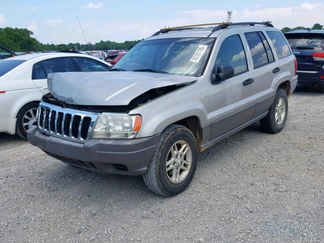 1J4GX48S13C504819 - 2003 JEEP GRAND CHER GRAY photo 2