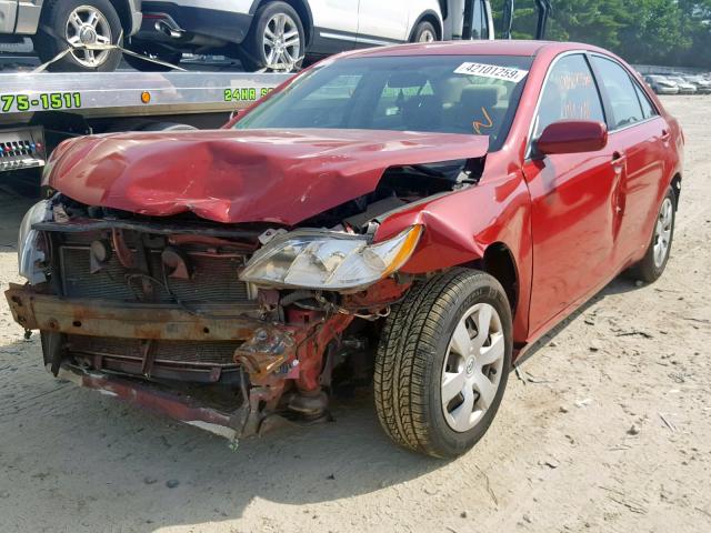 4T1BE46K87U062402 - 2007 TOYOTA CAMRY NEW RED photo 2