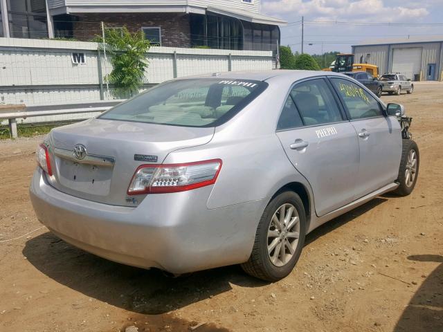 4T1BB3EK8BU134681 - 2011 TOYOTA CAMRY HYBR SILVER photo 4